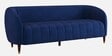 Brookfield Velvet Fabric 3 Seater Sofa in Royal Blue Colour
