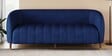 Brookfield Velvet Fabric 3 Seater Sofa in Royal Blue Colour