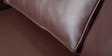 Brookly Leatherette 2 Seater Sofa In Brown Colour