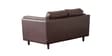 Brookly Leatherette 2 Seater Sofa In Brown Colour