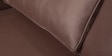 Brookly Leatherette 2 Seater Sofa In Brown Colour