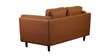 Brookly Leatherette 2 Seater Sofa In Tan Colour