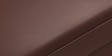 Brookly Leatherette 3 Seater Sofa In Brown Colour