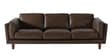 Brookly Leatherette 3 Seater Sofa In Brown Colour