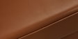 Brookly Leatherette 3 Seater Sofa In Tan Colour