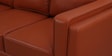 Brookly Leatherette 3 Seater Sofa In Tan Colour