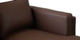 Brookly Leatherette LHS Sectional Sofa In Brown Colour