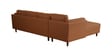 Brookly Leatherette RHS Sectional Sofa (3 + Lounger) In Tan Colour