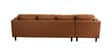 Brookly Leatherette RHS Sectional Sofa (3 + Lounger) In Tan Colour