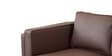 Brookly Leatherette RHS Sectional Sofa In Brown Colour