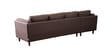 Brookly Leatherette RHS Sectional Sofa In Brown Colour