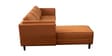 Brookly Leatherette RHS Sectional Sofa In Tan Colour