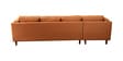 Brookly Leatherette RHS Sectional Sofa In Tan Colour