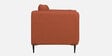 Brooks Fabric 3 Seater Sofa In Burnt Orange Colour