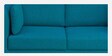 Brooks Fabric 3 Seater Sofa In Turquoise Blue Colour