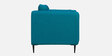 Brooks Fabric 3 Seater Sofa In Turquoise Blue Colour