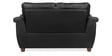 Brooks Leatherette 2 Seater Sofa in Black Colour