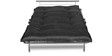 Brussels Convertible Sofa Cum Bed in Black Finish