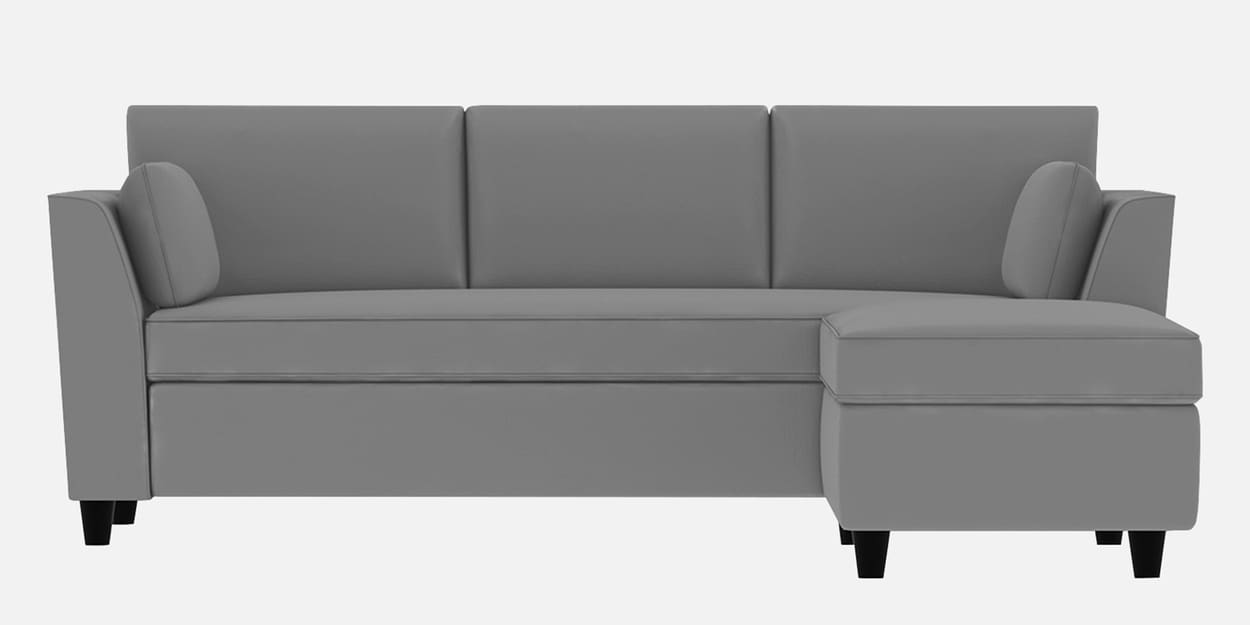 Buy Bristo LHS 4 Seater Sectional Sofa In Pubble Grey Colour by Febonic