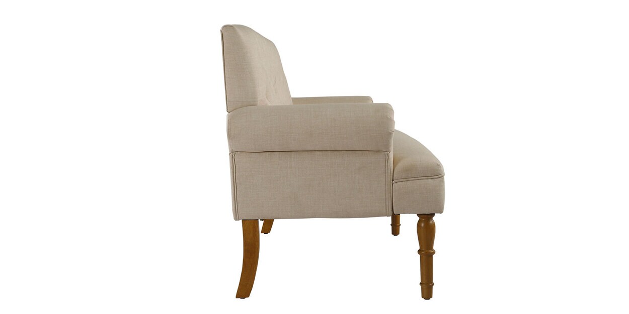 Buy Brooklyn 2 Seater Sofa In Beige Colour By Durian Online Rolled