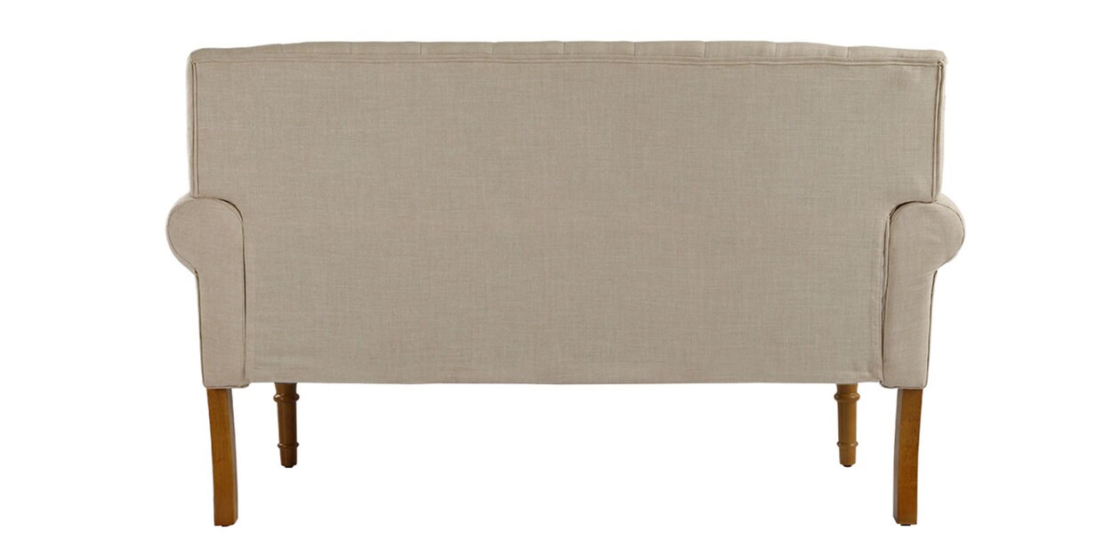 Buy Brooklyn 2 Seater Sofa In Beige Colour By Durian Online Rolled