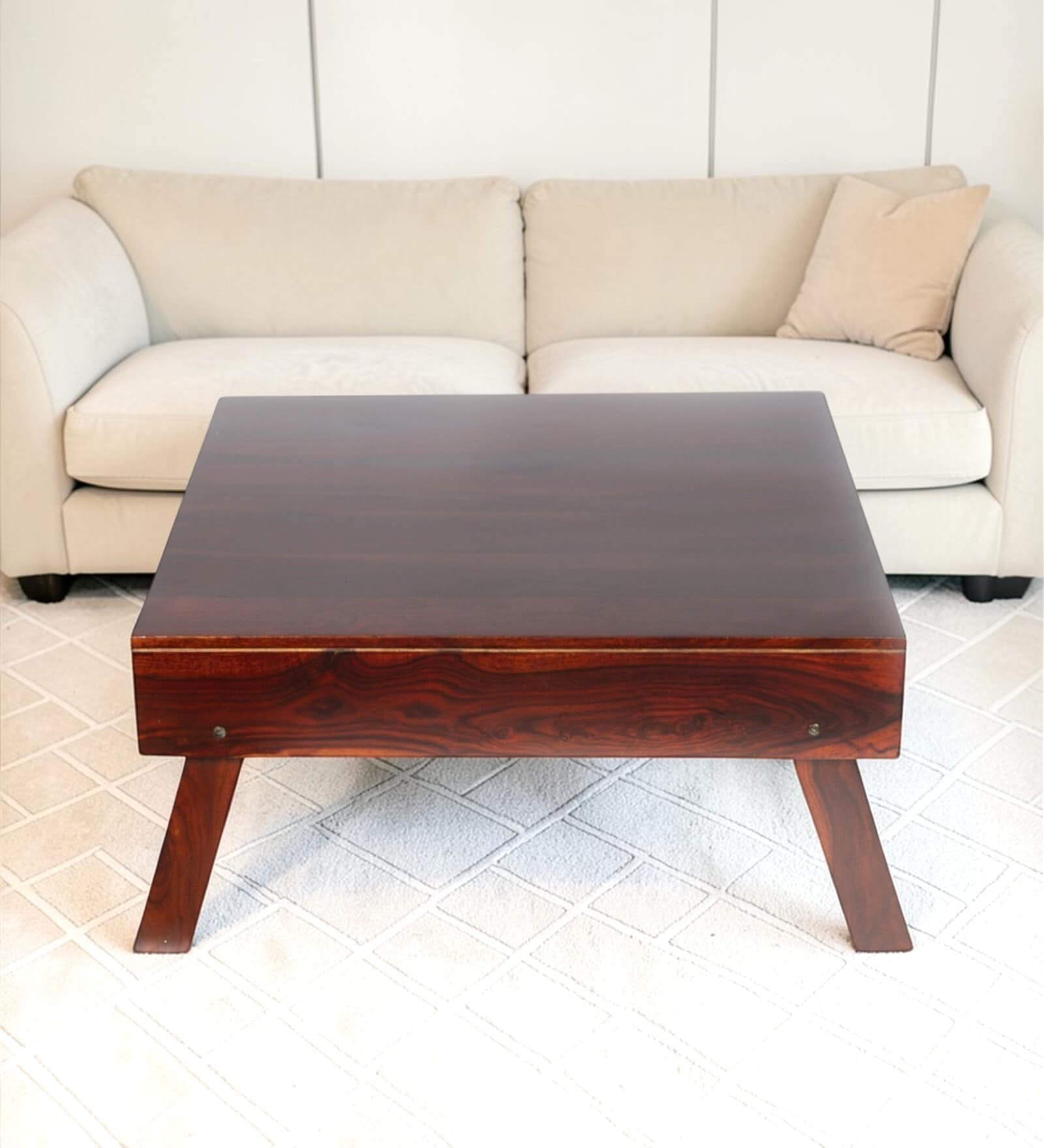 Bradford Coffee Table In Dark Walnut Finish