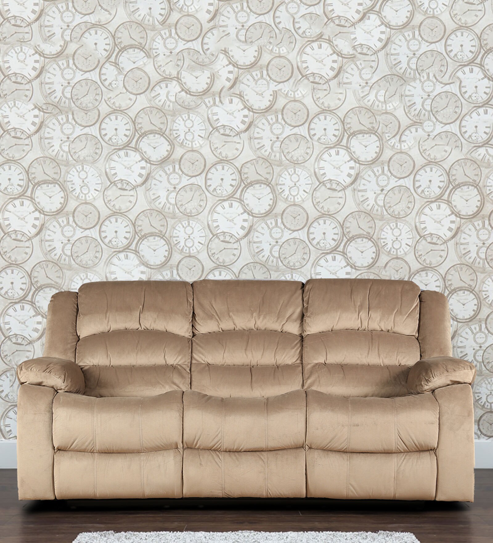 Bradford 3 Seater Recliner in Camel Colour