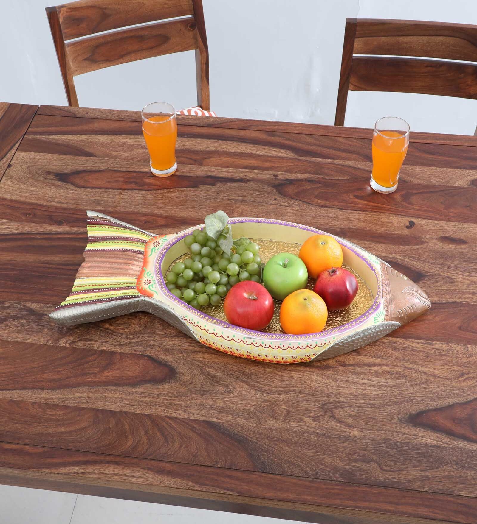 Fish Multicolour Mango Wood Appetizer Platter