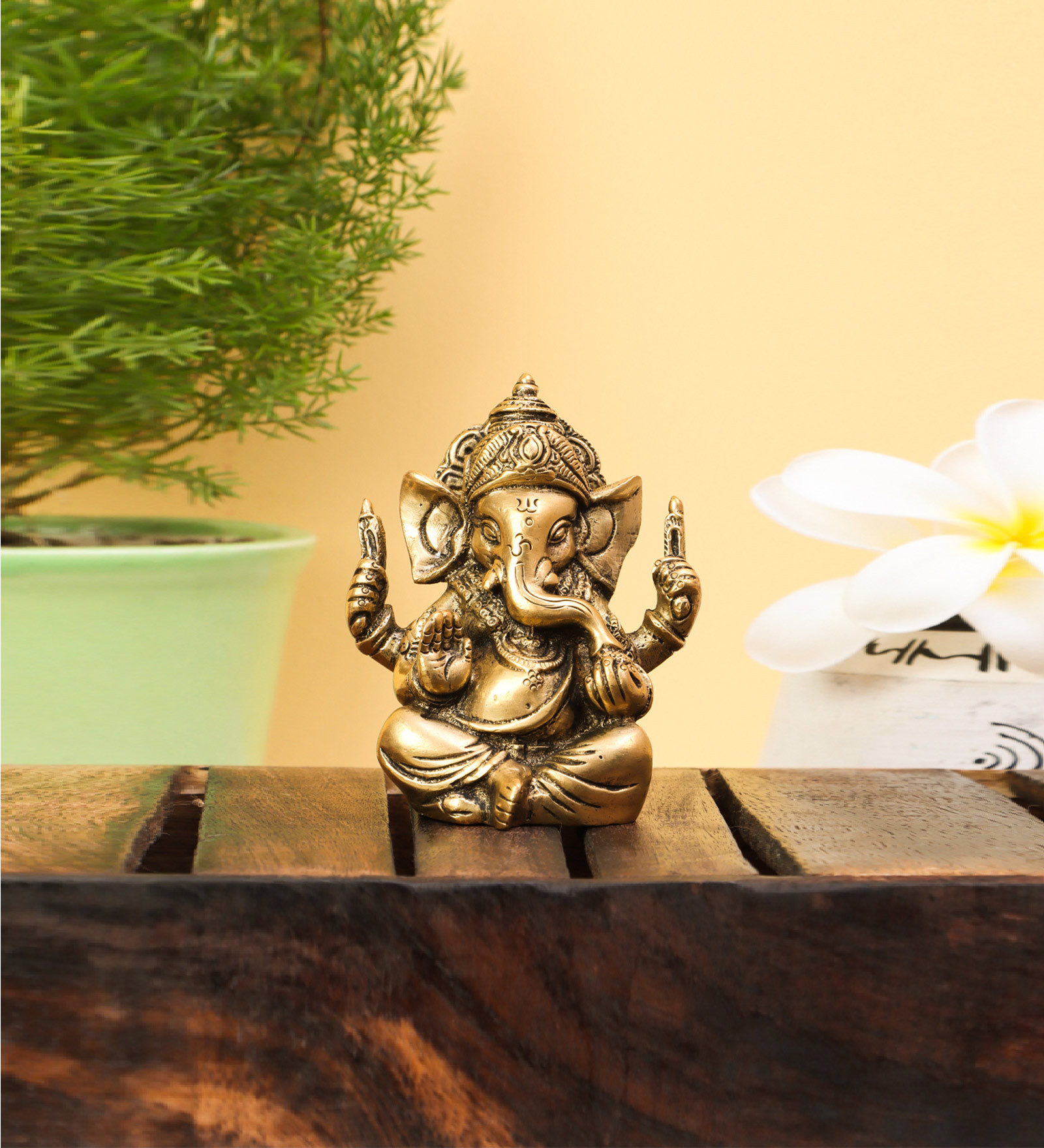 Brass Antique Lord Ganesh Idol