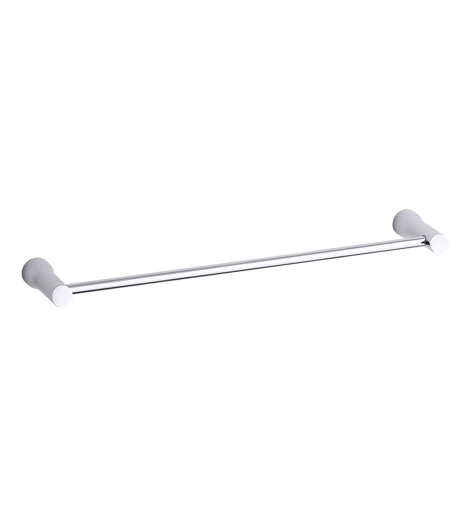 Buy Brass Chrome Plated Toobi Collection Towel Rod (Length 24 Inches