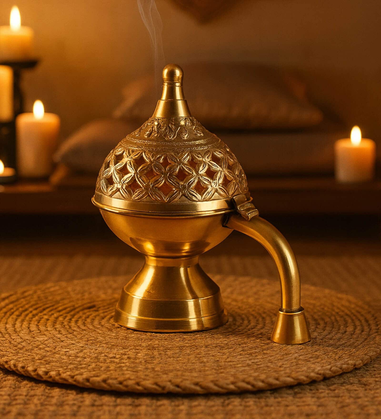 Golden Brass Dhoop Dani