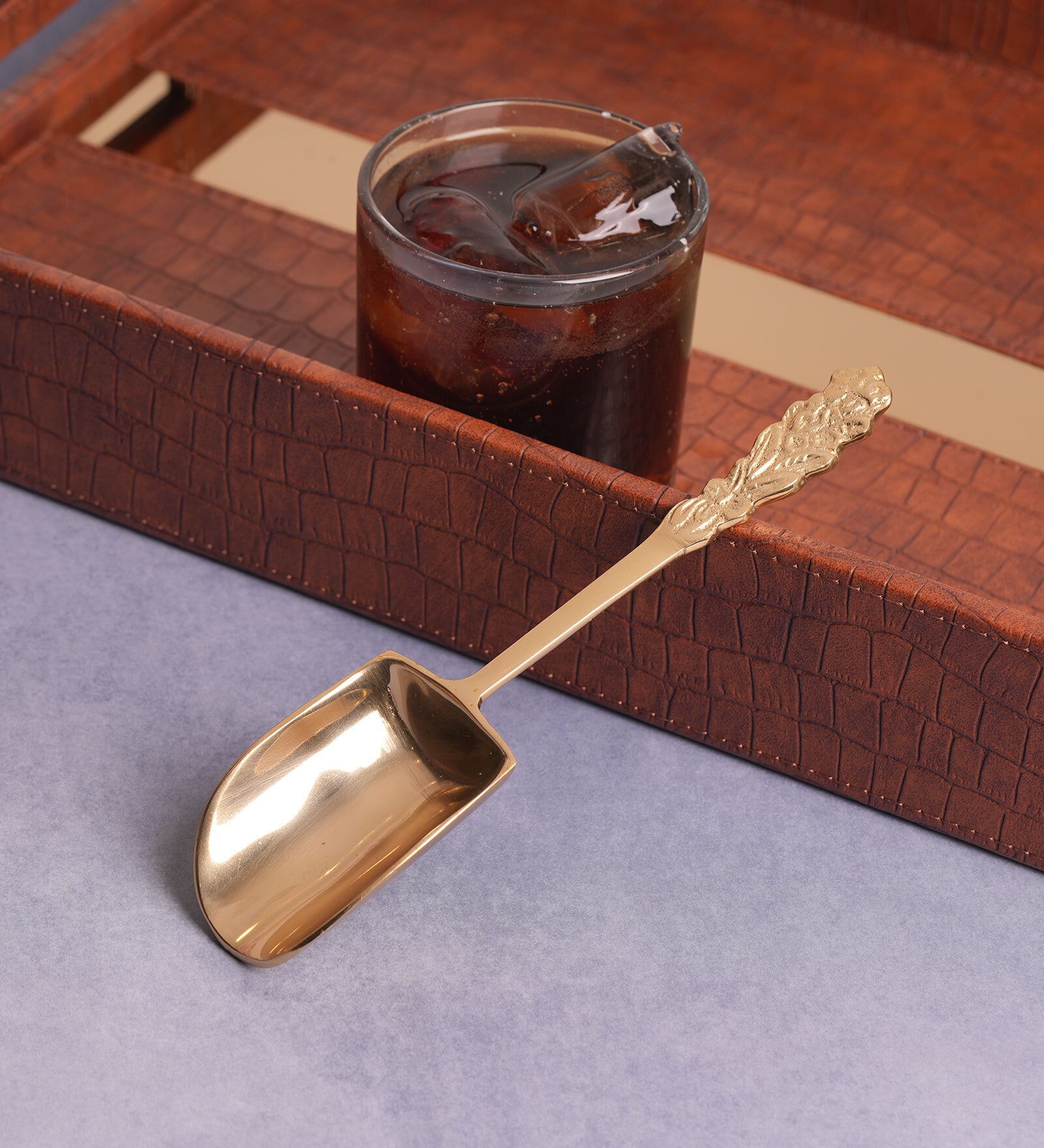 BRASS ICE SCOOP