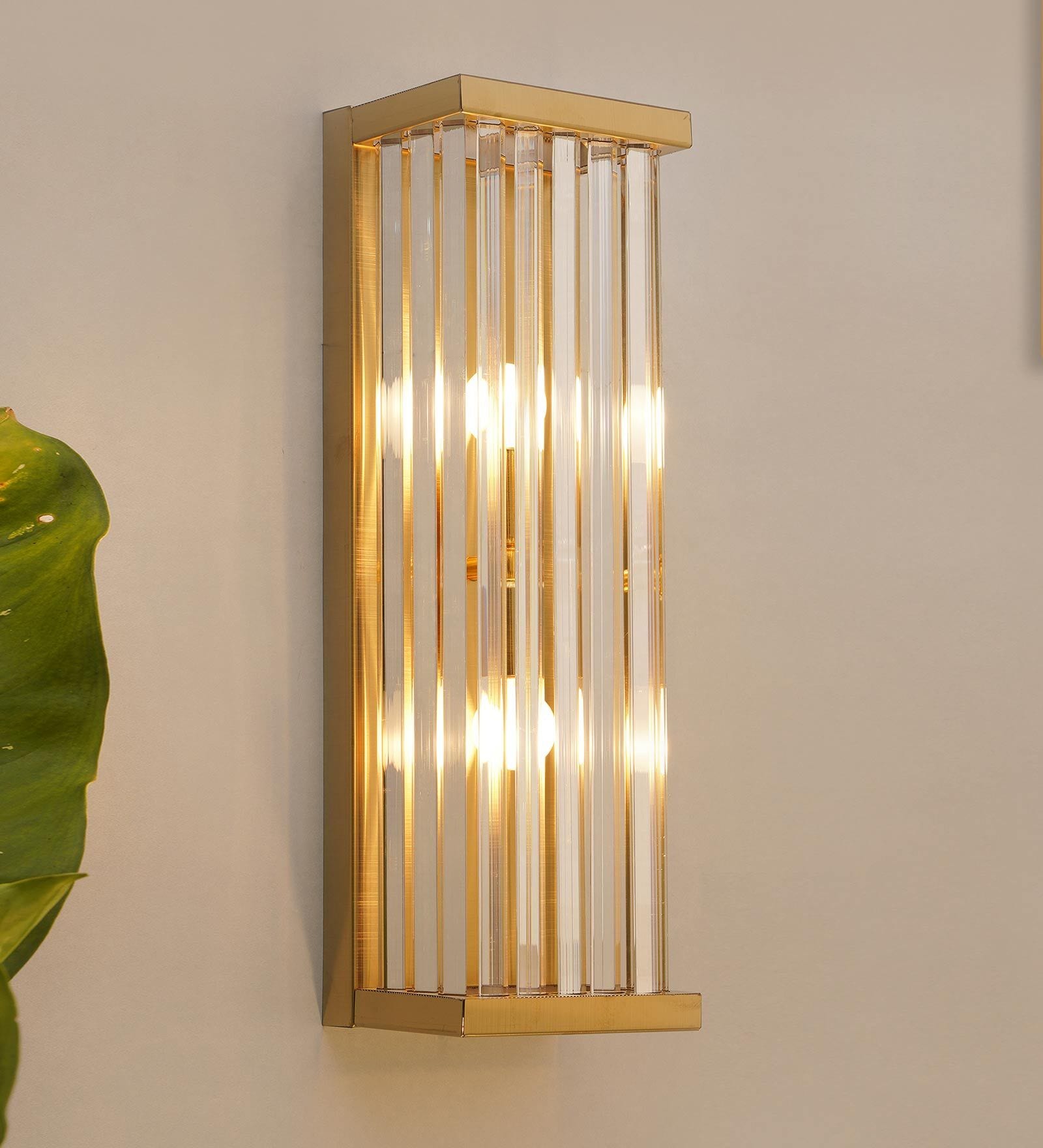 Brass Metal Novelty Wall Light (Brown)