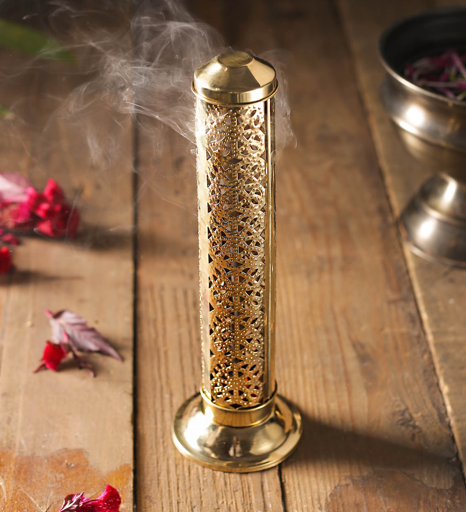 Buy Brass Special Designer Agarbatti Stand / Incense Holder By Arghyam