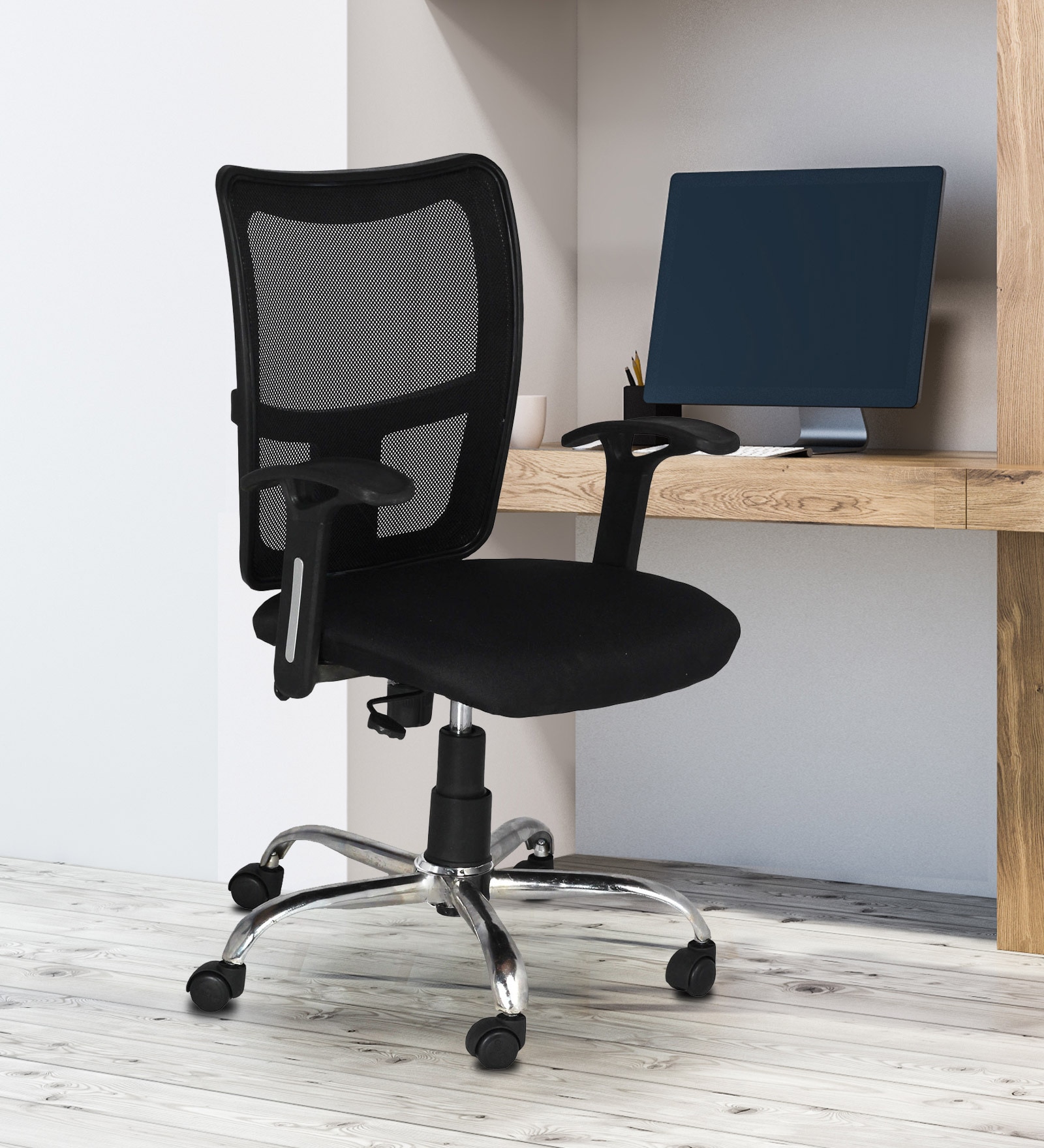 Bravo Low Back Ergonomic Chair in Black