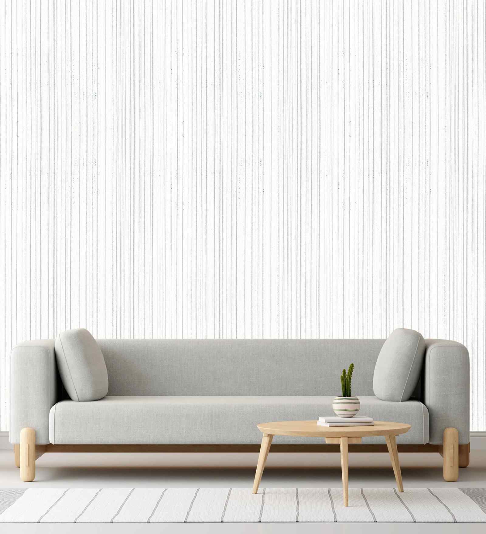 Bright White Design Subtle Elegance Modern Style Wallpaper