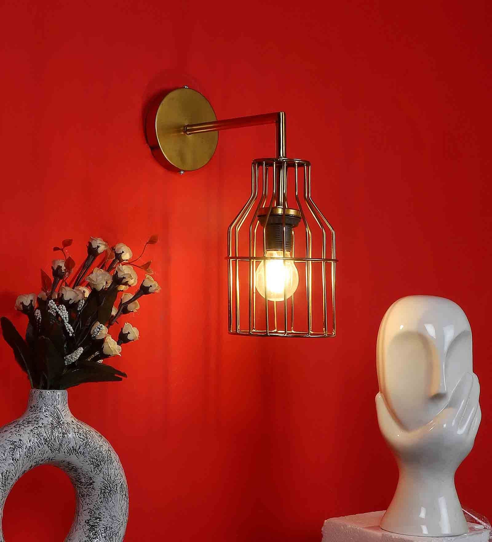 Briller Gold Iron Wall Scone