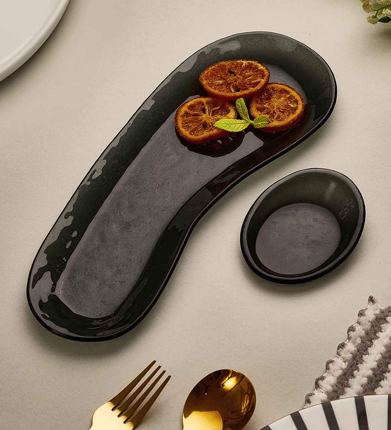 Brinjal Chip Dip Delight Platter (Pack Of 2)