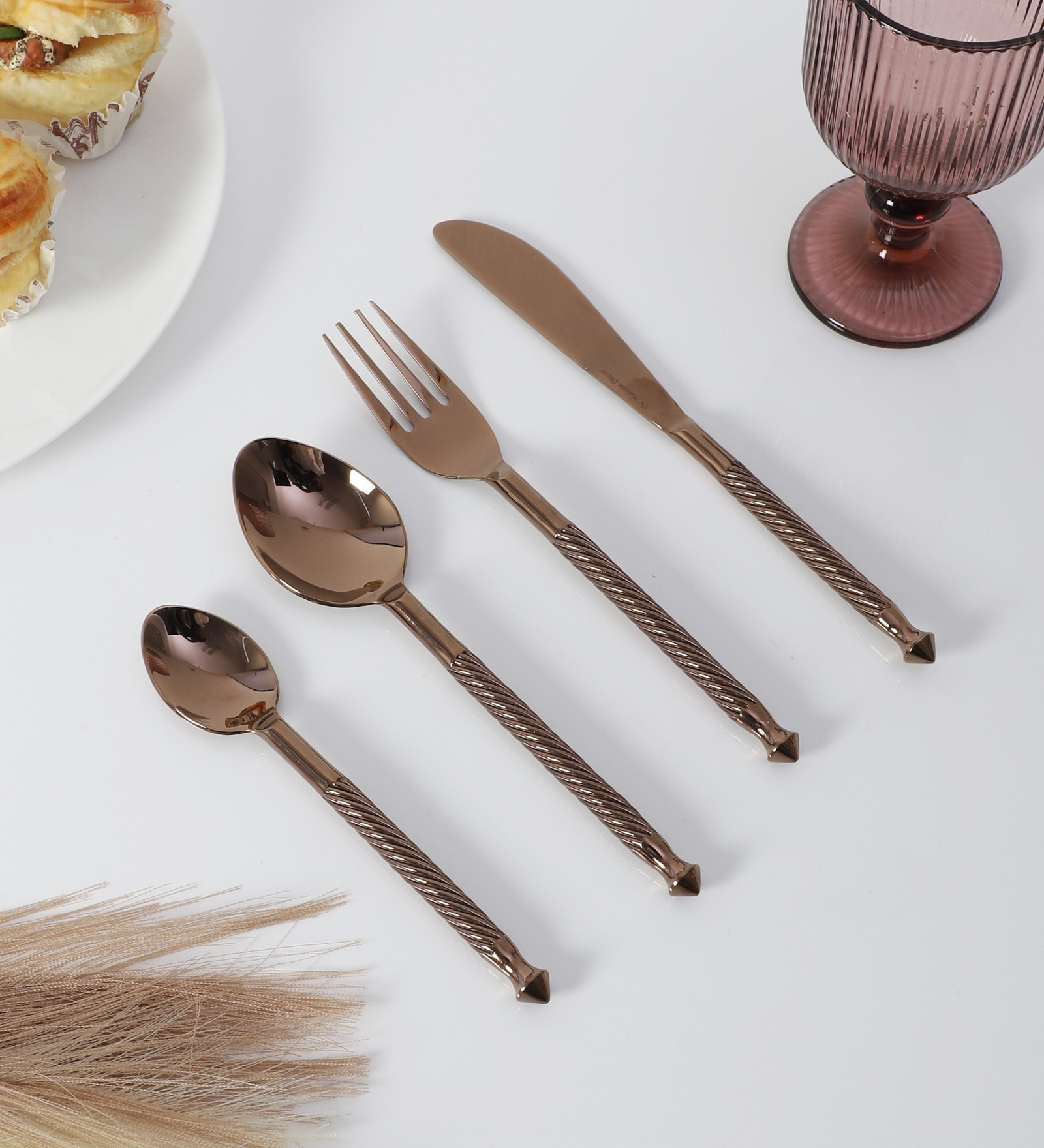 Brio Cutlery Set Rose Gold