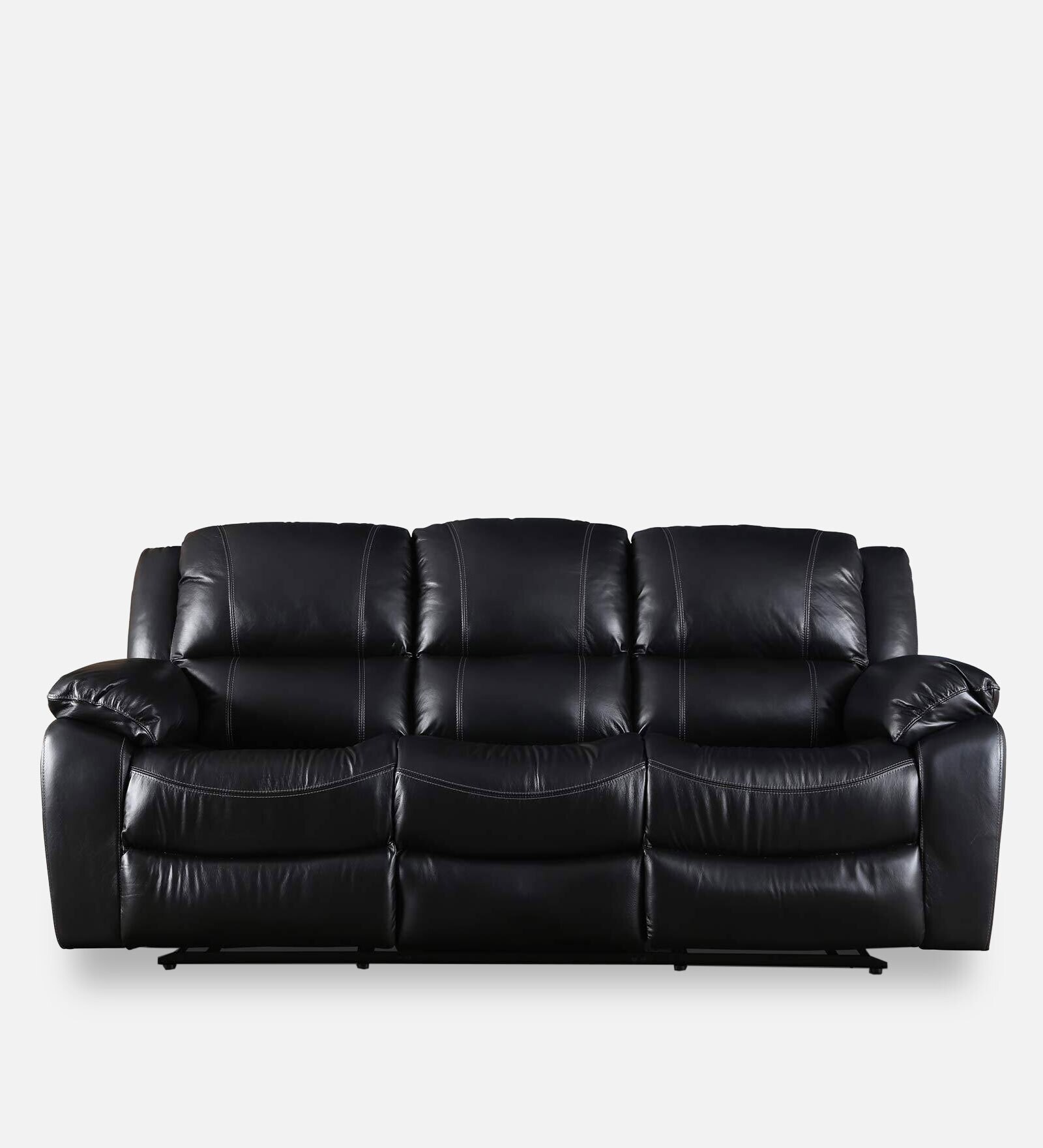 Bristol 3 Seater Recliner in Black Colour