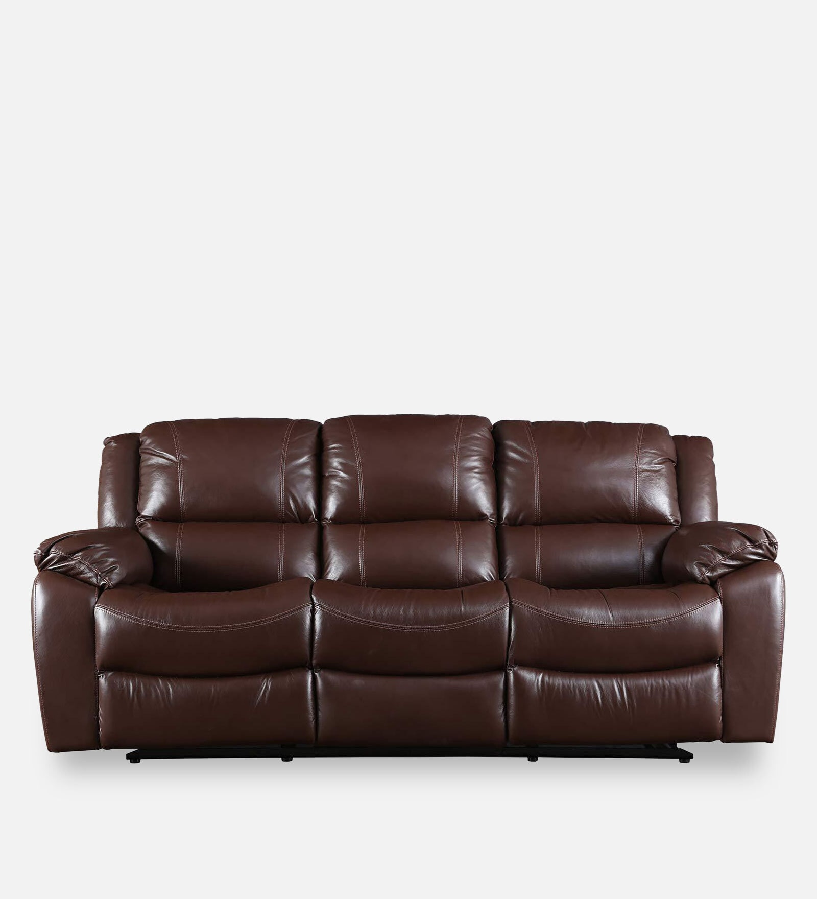 Buy Bristol 3 Seater Recliner in Brown Colour at 61 OFF by HomeTown