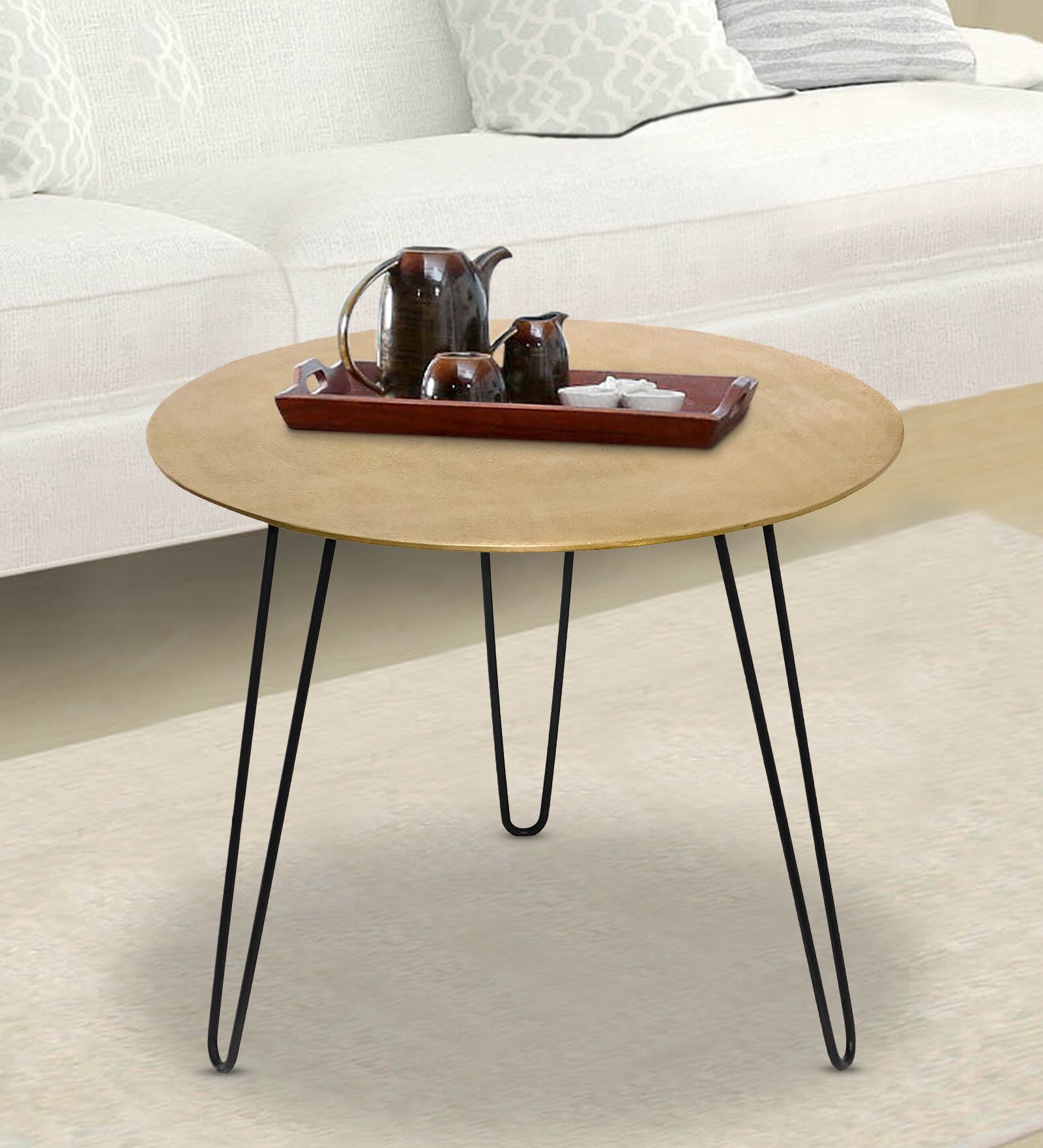 Buy Bristol Coffee Table In Brass Finish at 28 OFF by Strawberry