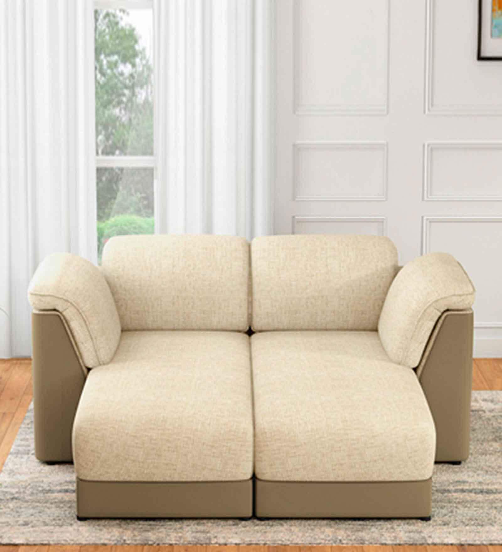 Broadway V2 2 Seater Chaise Lounge Set in Ada Sand Colour