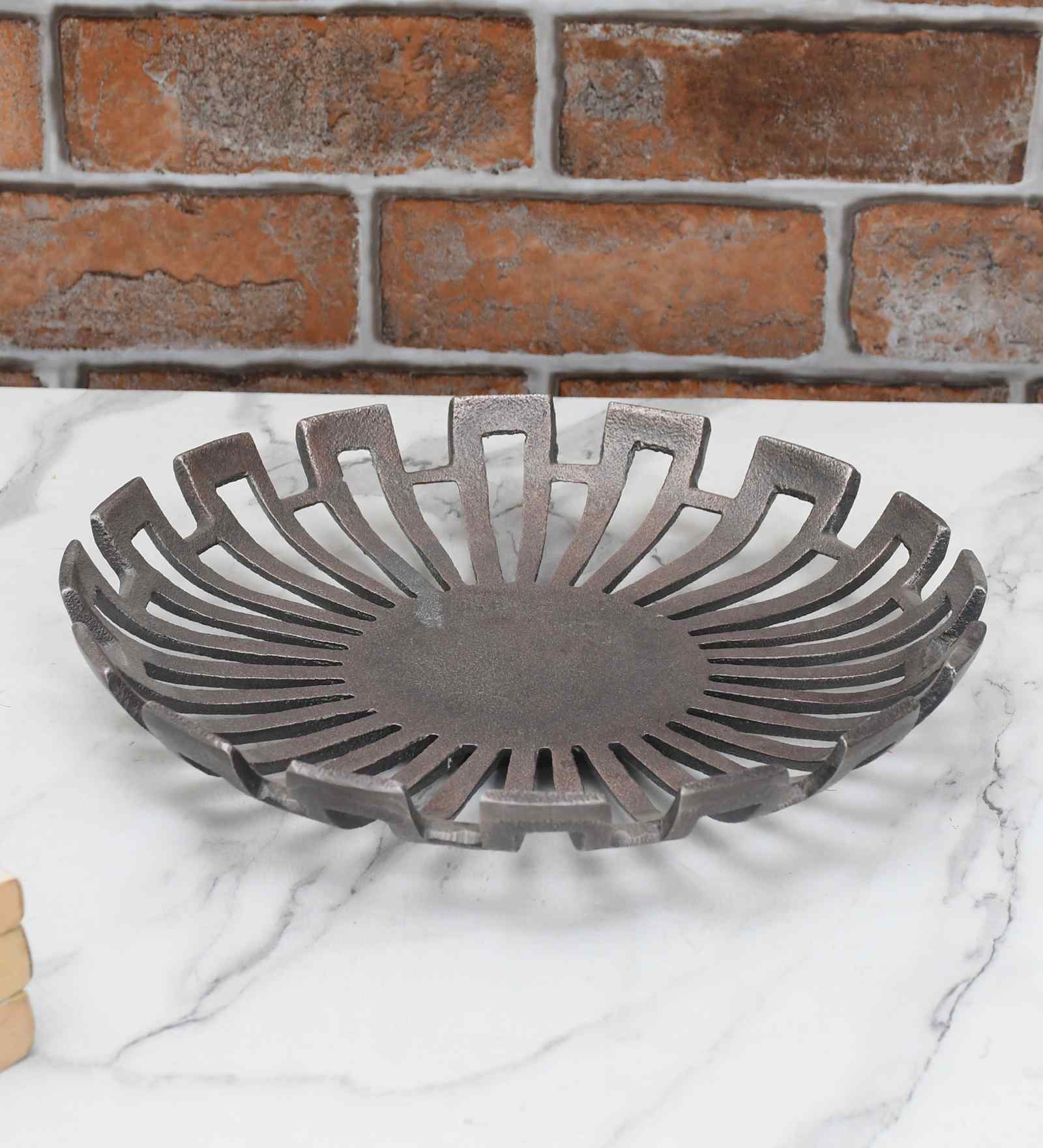 Bronze Circlet Round Decor Tray