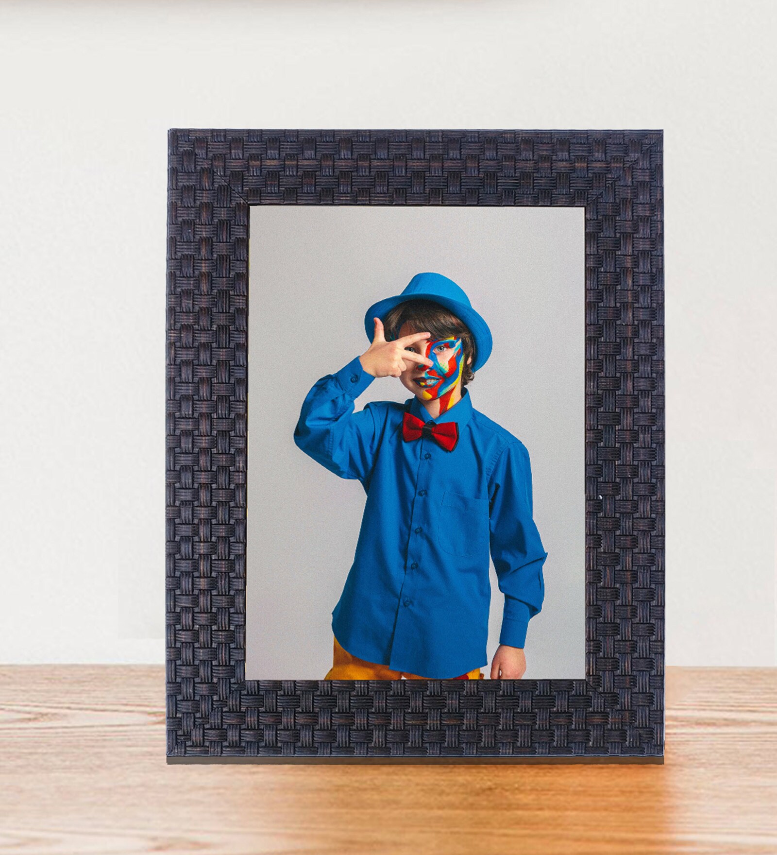Brown Synthetic Wood Rimini Photo Frame