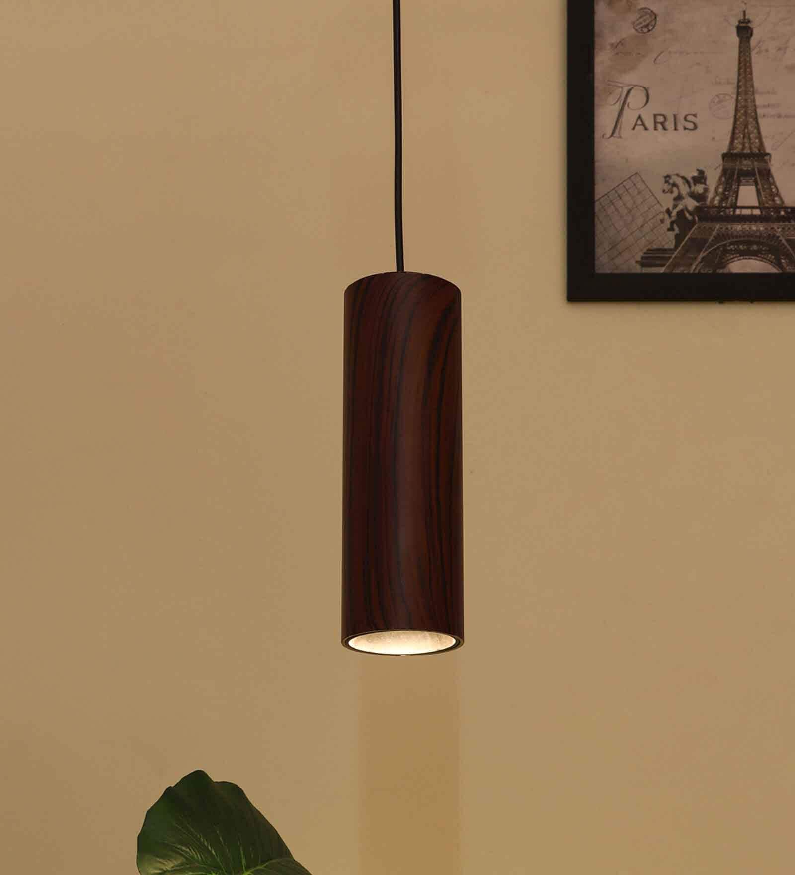 Vespera Brown Aluminium LED Ceiling Lights