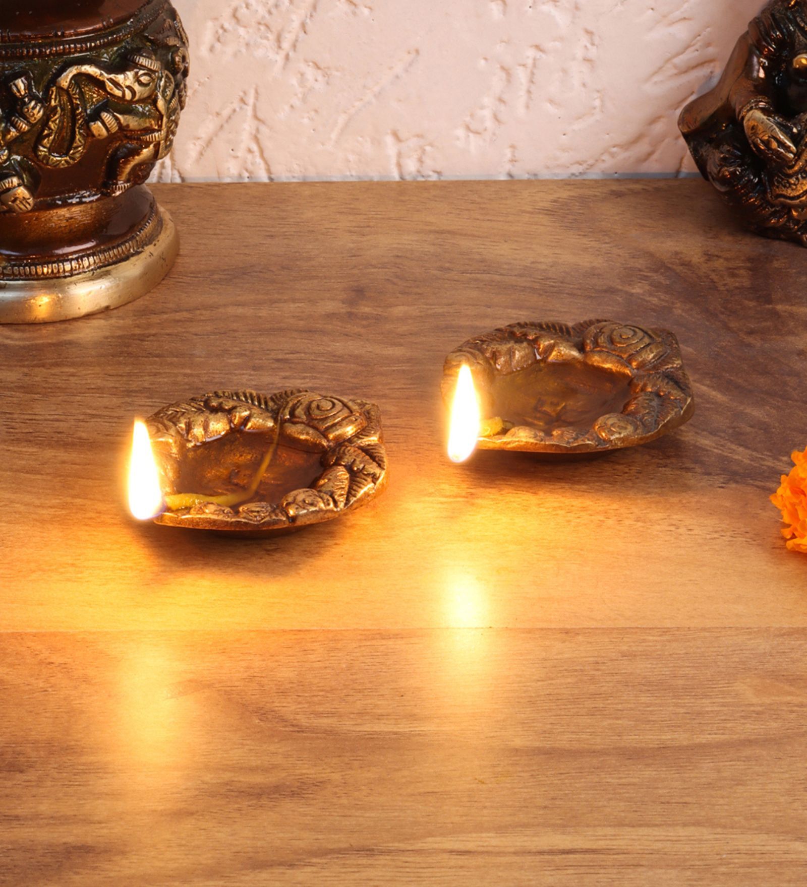 Brown Brass (Set of 2) Diya