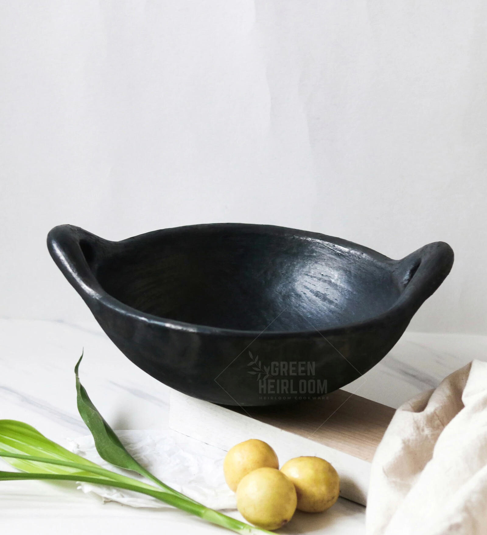 Vincenzo 1 Ltr Brown Clay Kadhai