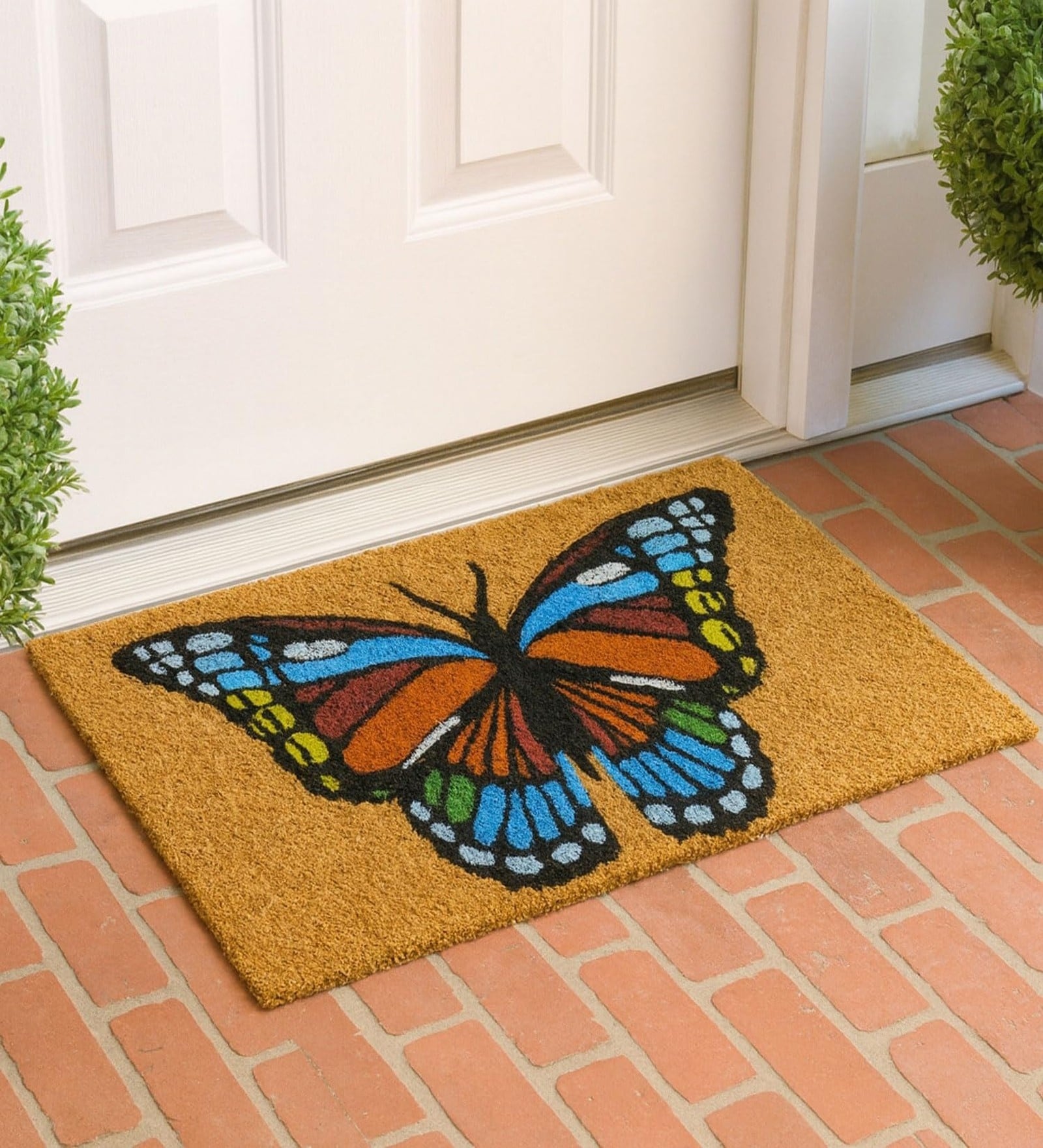 Brown Coir 27x17 Inches Anti Skid Door Mat