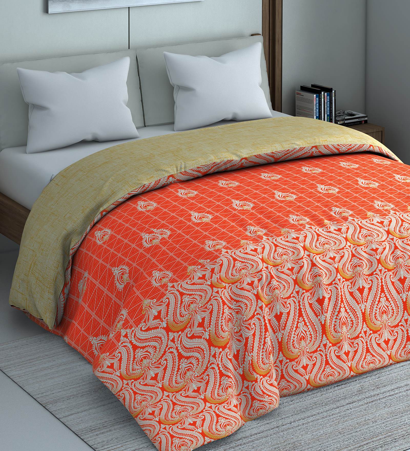 Cotton 300 GSM Heavy Winter Double Bed Comforter